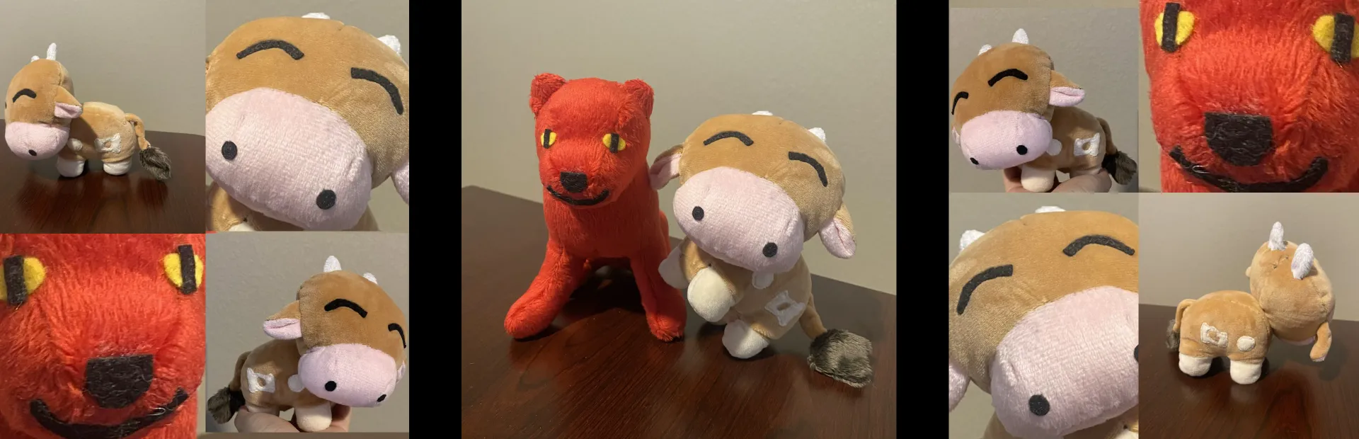 Joms & Triple Brown Cow Plushie