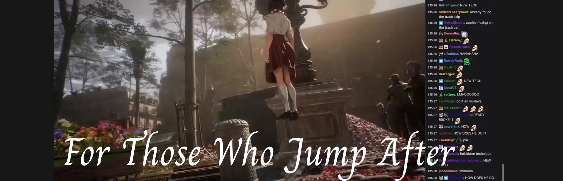 For Those Who Jump After