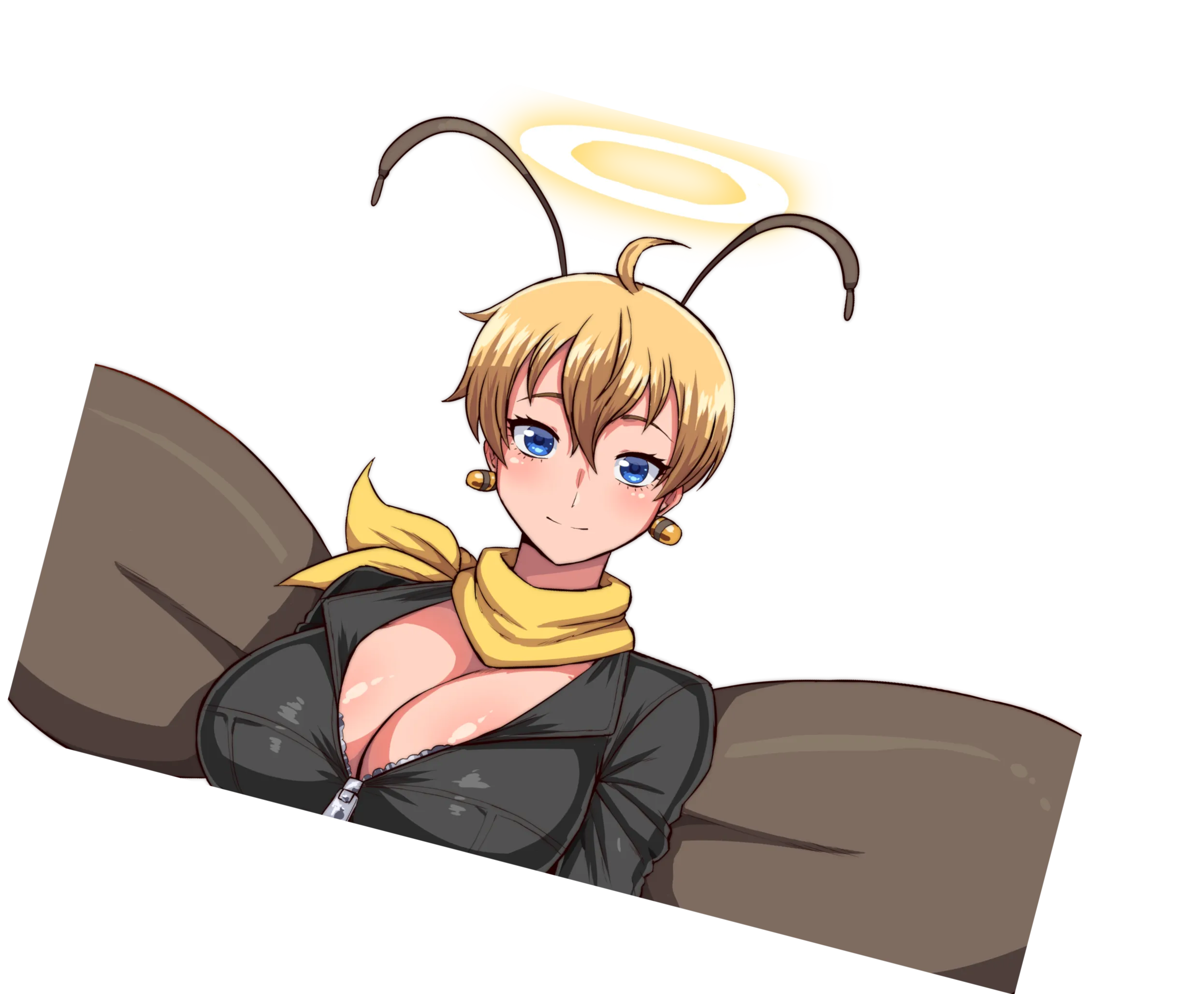 A very poorly edited image of Carpenter Bee-chan.